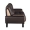 Homeroots 80" Brown Leather Sofa With Silver Legs 329463 - alternate 6
