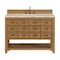 James Martin Vanities Malibu 48" Single Vanity, Amber Birch, w/ 3 CM Tajnar Eclos Top 505-V48-AMB-3TJR - alternate 1