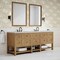 James Martin Vanities Breckenridge 84" Double Vanity, Light Natural Oak w/ 3 CM Eternal Jasmine Pearl Top 330-V84-LNO-3EJP - alternate 8