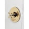 Kingston Brass Single-Handle Pressure Balanced Shower Faucet, Polished Brass KB6332AXSO - alternate 4