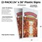 Signmission Firehouse Chips, Plastic Signs Only 24 Inch x 36 Inch, Corrugated Plastic, 2PK CSB-2436-2PACK-Firehouse Chips - alternate 2