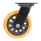 Vestil Polyurethane Swivel Caster 6 In. Diameter x 2 In. Width 836 Lb. Capacity Orange/Black CST-BN-6X2PUP-S - alternate 7