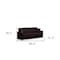 Homeroots 87" Dark Brown Chenille Convertible Futon Sleeper Sofa And Toss Pillows With Storage 607134 - alternate 8