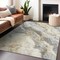 Homeroots 3' X 5' Gold And Silver Abstract Washable Indoor Outdoor Area Rug 618424 - alternate 7