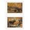 Homeroots Set Of Two Call of the Wild 1 White Framed Print Wall Art, 2PK 407193 - alternate 1