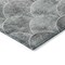 Homeroots 10' X 14' Gray Charcoal And Ivory Abstract Washable Indoor Outdoor Area Rug 577672 - alternate 8