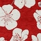 Homeroots 5' X 8' Red Ivory And Gray Floral Washable Indoor Outdoor Area Rug 599917 - alternate 7