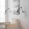 Jonathan Y Rover 7" Classic Industrial Metal Adjustable Arm LED Wall Sconce, White/Oil Rubbed Bronze, 2PK JYL7462C-SET2 - alternate 4