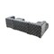 Homeroots Tufted Gray Velvet Modular U Shaped Sofa and Chaise Sectional With Toss Pillows 642272 - alternate 5