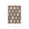 Homeroots 8' X 10' Brown Ivory And Taupe Southwestern Washable Indoor Outdoor Area Rug 615125 - alternate 9