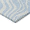 Homeroots 8' Sky Blue And Ivory Round Animal Print Washable Indoor Outdoor Area Rug 600656 - alternate 8