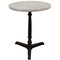Homeroots 24" Gray And Black Stone And Iron Round Dining Table 488590 - alternate 1