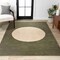 Jonathan Y Cirkel Minimalist Geometric Dot Non-Slip Machine-Washable Green/Cream 8 ft. x 10 ft. Area Rug WSH113B-8 - alternate 8