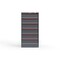 Strong Hold 6 drawer cabinet - (6x 8ft) - Red accents - E-Lock w/ Tracking S3060-PPTAS-0604DS - alternate 1