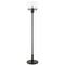 Homeroots 62" Black Novelty Floor Lamp With Clear Seeded Glass Globe Shade 523437 - alternate 1