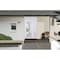 Vdomdoors Front Exterior Prehung FiberGlass Door Frosted Glass / Manux 8102 White Silk / Sidelight and Transo MANUX8102EXD-WS-W36+14 x H80+14-LH - alternate 4