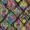 Homeroots 10' X 14' Black Yellow And Green Geometric Washable Indoor Outdoor Area Rug 609129 - alternate 5