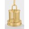 Hudson Valley Lighting Pinesbridge 1 Light Pendant in Aged Brass Finish 9309-AGB - alternate 6