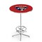 Holland Bar Stool Co 42" Chrome Florida Panthers Pub Table, 36" dia. Top L216C4236FlaPan - alternate 1