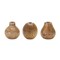 Homeroots Set of Three Natural Wood Bud Table Vases, 3PK 632599 - alternate 1