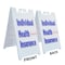 Signmission Individual Health Insurance, A-Frame & 2 Decals Installed, Heavy-Duty Plastic Frame SBHD-D-2436-Individual Health Insurance - alternate 5