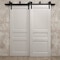 Sartodoors Sliding Closet Barn Bypass Doors 60 x 84 inches, Ego 5012 Painted White Oak, Modern 6.6ft Rails Ha EGO5012BBB-PWO-6084 - alternate 3