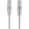 Monoprice Slim Cat6 Utp Network Cable, 6" Gray 13510 - alternate 1