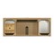 James Martin Vanities Laurent 60" Single Vanity, Light Natural Oak, w/ 3 CM Phantome Eclos Top 545-V60S-LNO-3PHT - alternate 6