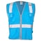 Dome75 Hi-Vis Safety Vest SM/MD Class Non-ANSI/Enhanced Visibility , Zipper 2 Pockets, 1 Mic Tab DV1281 - alternate 4
