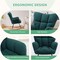 Yssoa Simple Deluxe Nursery Rocking Chairs, Teddy Upholstered Glider Recliner Rocking Chair with High Bac 3A88FNCHARROCKERGRN - alternate 6