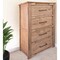 Homeroots 36" Natural Solid Wood Four Drawer Chest 524615 - alternate 5