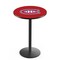 Holland Bar Stool Co 36" Blk Wrinkle Montreal Canadiens Pub Table, 36" dia. Top L214B3636MonCan - alternate 1