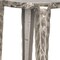 Homeroots 20" Silver Iron and Metal Tray Table 605385 - alternate 4
