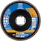 Pferd 5'' X-LOCK POLIFAN Flap Disc - Z PSF STEELOX, Zirconia, 60 Grit, Conical 60765 - alternate 5
