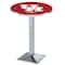 Holland Bar Stool Co 36" Chrome Houston Pub Table, 36" dia. Top L217C3636Houston - alternate 1