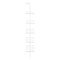 Homeroots 72" White Metal Five Tier Bookcase 489806 - alternate 5