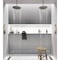 Apollo Tile Silver 11.8 in x 11.9 in Glass Glossy Floor and Wall Mosaic Tile 9.75 sqft/case, 10PK APLAHB8805A - alternate 7