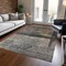Homeroots 5' X 8' Coffee Black And Beige Abstract Washable Indoor Outdoor Area Rug 606087 - alternate 7