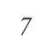 Hillman House Address Number 7, Nail-On, Black Plastic, 6 In. 847381 - alternate 1