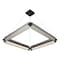 Euf Neoness, Chandelier, 4-Light, 34", Matte Black, Smoked Glass 50052-011 - alternate 6