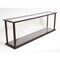 Homeroots 39in Dark Brown Glass Standard Display Stand 364366 - alternate 1