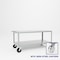 Pucel Extra Heavy Duty Shop Truck, 34 in W x 72 in D x 36 in H, Gray ET-3472-2S - alternate 1