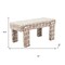 Homeroots 40in Fabric and Plastic Upholstered Bench 668852 - alternate 5