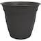 Hc Companies Eclipse 12'' Black Planter with Saucer ECA12000G18 - alternate 1