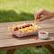 Smarty Had A Party 2 lb Red Plaid Paper Food Trays, 1000PK 5612-RP-CASE - alternate 3