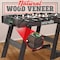 Serenelife Folding Foosball Table, 4 ft x 2 ft Full Competition Size Foldable Space Saving Table Soccer SLFSBLFD10A - alternate 4