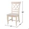 Whitewood Industries Chairs, Wood Back, 40 W 22.2 H C-43P - alternate 5
