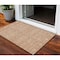 Homeroots 3' X 5' Coral And Ivory Floral Washable Indoor Outdoor Area Rug 604665 - alternate 1