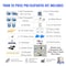 Armorpoxy Polyaspartic Floor Coating Kit - 25Pc - 500 Sq Ft - Medium Gray 160031 - alternate 5
