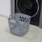 Basicwise Flexible Plastic Laundry Basket - Square Storage Hamper with Side Handles for Easy Carrying QI003857.GY - alternate 9
